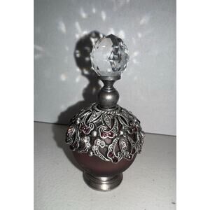 Perfume bottles / Vintage / Dispenser / Refill / Decanter / purple matte